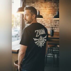 The Legend of Zelda Black T-Shirt